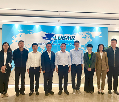 Li Xiaoning, Member of the Standing Committee of the Nanshan District Committee and Executive Deputy District Mayor, and his entourage visited Lubair